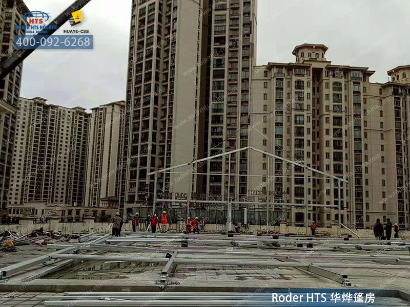 體育篷房現場搭建 體育篷房現場搭建