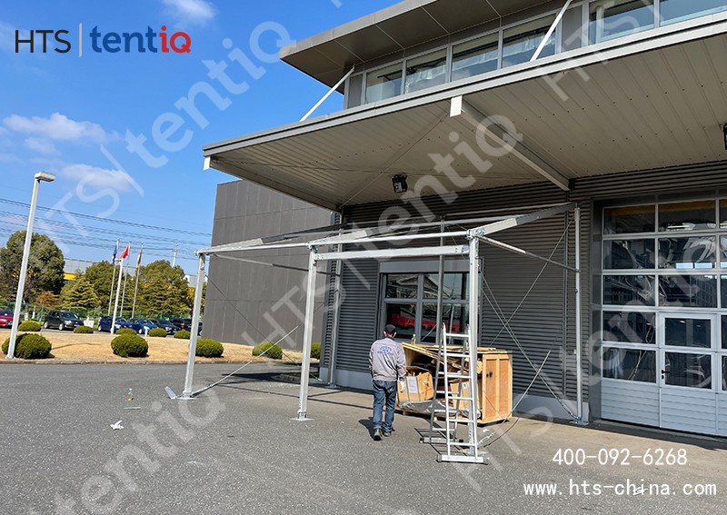 2022年開年第一座篷房倉(cāng)庫(kù)搭建完畢 2022年開年第一座篷房倉(cāng)庫(kù)搭建完畢