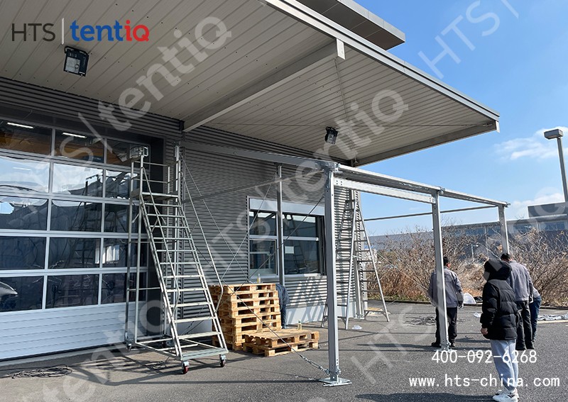 2022年開年第一座篷房倉(cāng)庫(kù)搭建完畢 2022年開年第一座篷房倉(cāng)庫(kù)搭建完畢