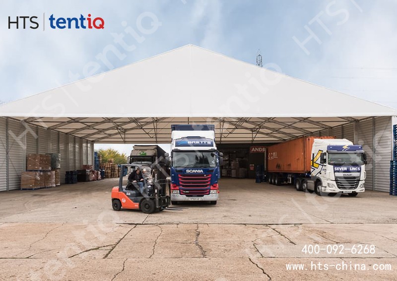 低成本施工期短的戶外永久性建筑——物流倉儲棚 低成本施工期短的戶外永久性建筑——物流倉儲棚