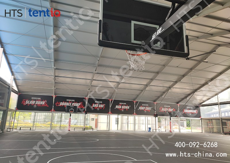 體育場館選用戶外籃球場篷房再合適不過了 體育場館選用戶外籃球場篷房再合適不過了
