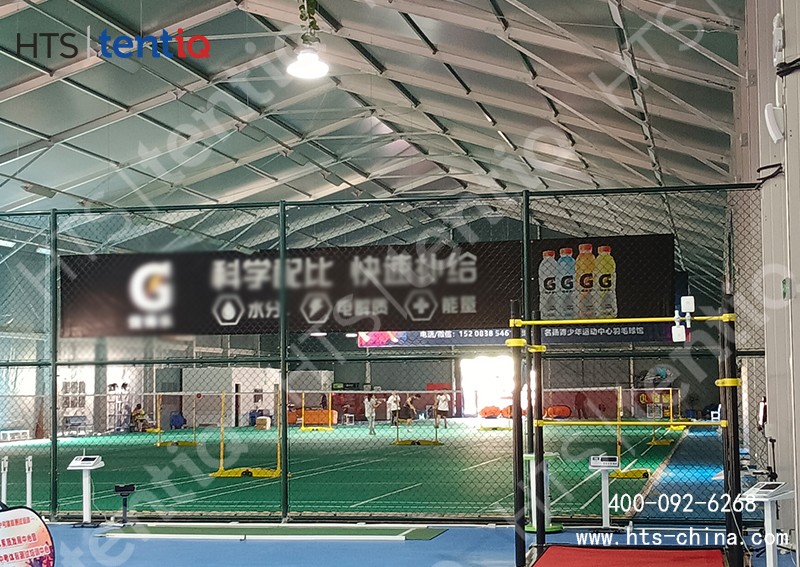 一年365天無間歇可運(yùn)營的篷房結(jié)構(gòu)做羽毛球館，幫助商家快速收益