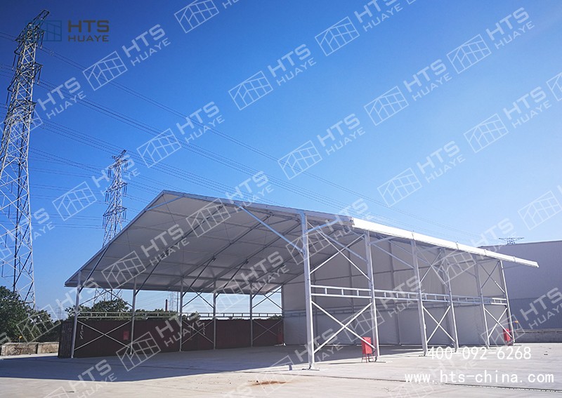 為什么制造業都在選擇室外臨時倉儲篷房當做倉庫和車間呢？