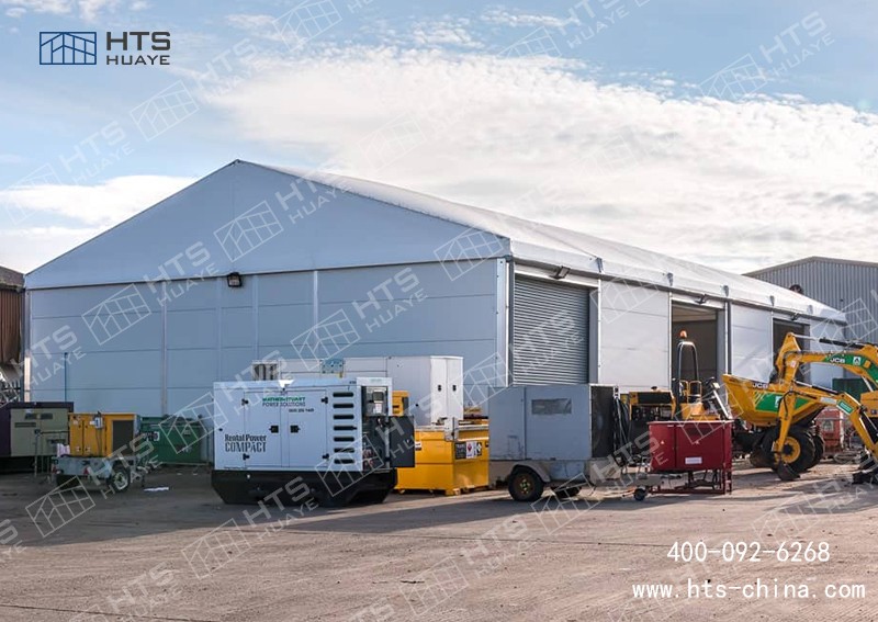 為什么制造業都在選擇室外臨時倉儲篷房當做倉庫和車間呢？