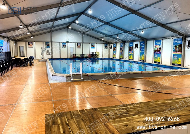 室外游泳池篷房為露天現有泳池加蓋方案 室外游泳池篷房為露天現有泳池加蓋方案