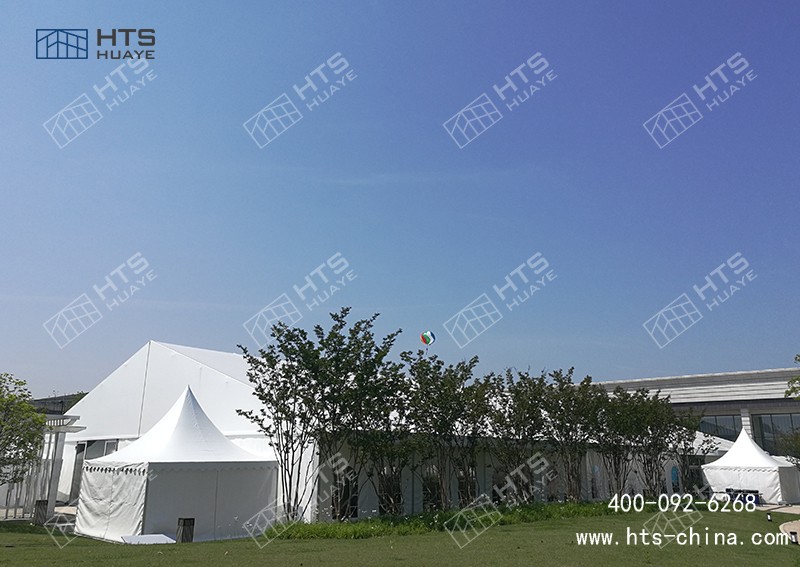 鋁合金結構篷房在五星級酒店行業的應用，不是住宿，而是活動空間