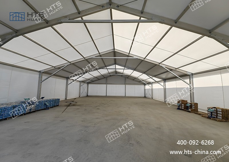 華燁建筑科技為招遠核電提供優質倉儲篷房