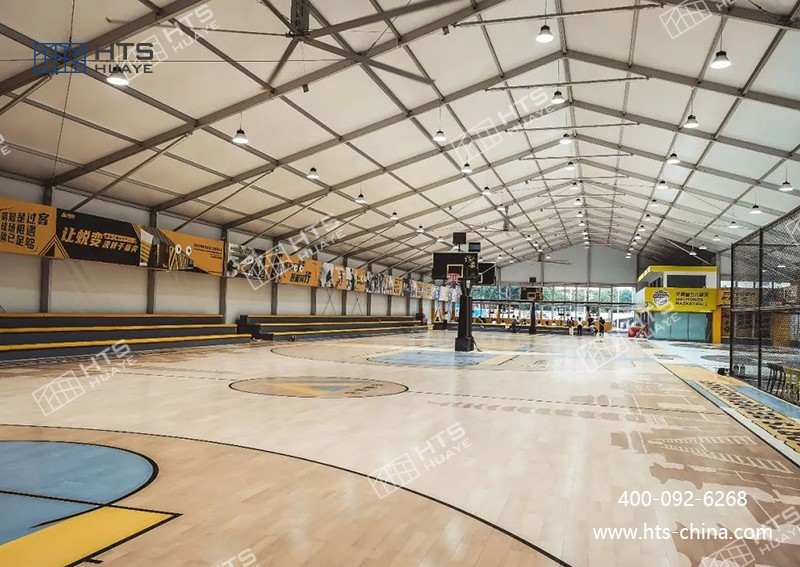 裝配式篷房籃球館可提升體育場地效能，助力全民健康與城市發(fā)展