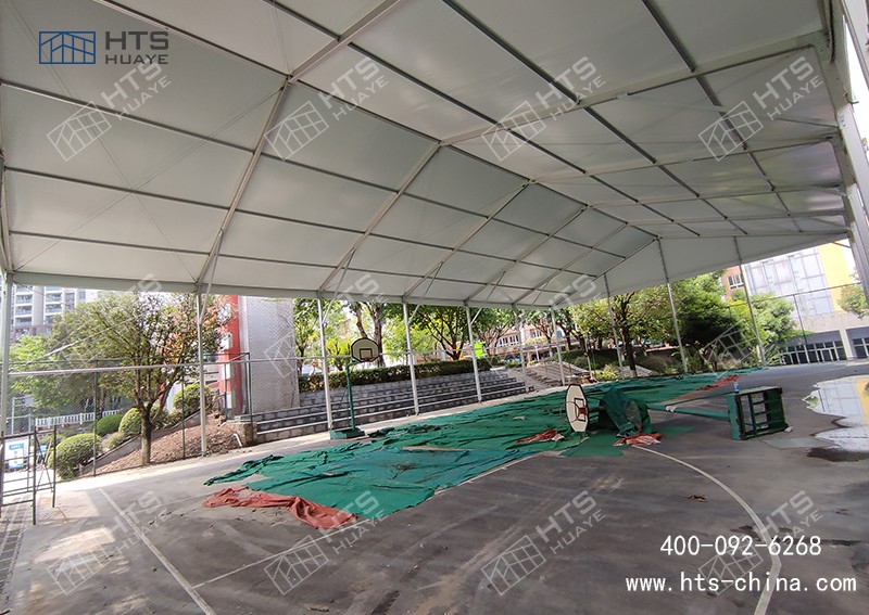 裝配式運動篷房從根本上解決了傳統建筑施工中的揚塵污染問題 裝配式運動篷房從根本上解決了傳統建筑施工中的揚塵污染問題