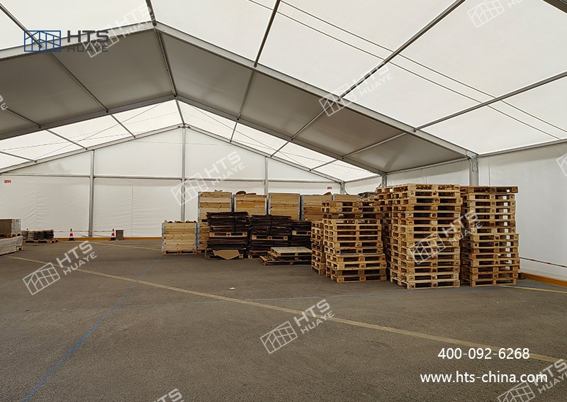 成功打造一座鋁合金倉庫篷房，有效滿足了宜家精密部件臨時(shí)倉儲(chǔ)的迫切需求