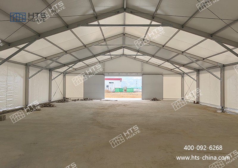 為核電行業(yè)提供的第6座倉儲篷房，事實證明“好產(chǎn)品自帶說服力”