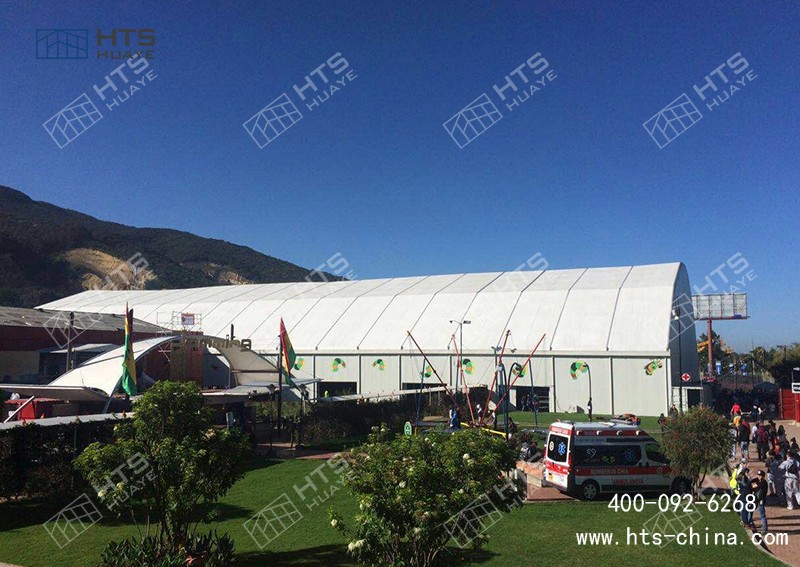 華燁海特斯助力哥倫比亞！4560㎡Polygon 篷房 20 余天高效交付