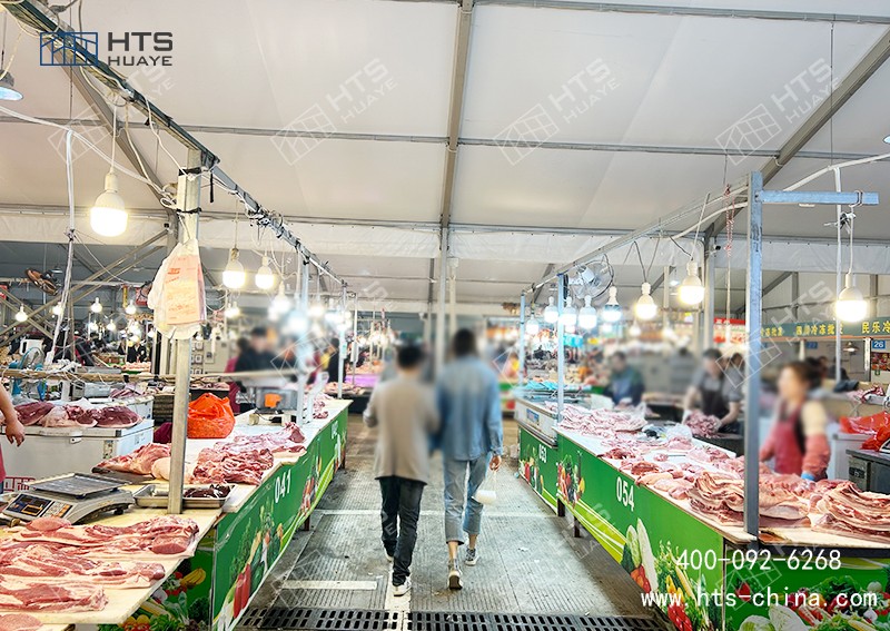 鋁合金菜市場篷房成為民生工程與企業(yè)運營的優(yōu)選方案 鋁合金菜市場篷房成為民生工程與企業(yè)運營的優(yōu)選方案