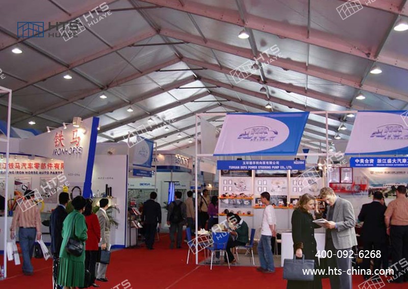 展覽篷房可根據(jù)展覽的規(guī)模和需求，隨時調(diào)整規(guī)模和布局